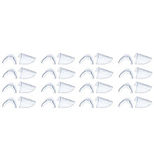 16 Pairs Safety Eye Glasses Side, Slip  Clear Side Shield for Safety Glasses- Fits Most Eyeglasses(M-L)