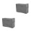 2Pièces Housse Durable Grise Avec Poches Pour Machine À 9