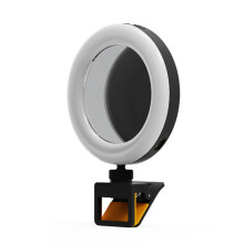 Selfie Ring Light Ricaricabile Portatile Clip su Selfie Ring Light Ricarica USB per Smartphone Cellulare Fotografare