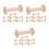 24Pièces Support En Bois Beige Pour Fil À Broder 4