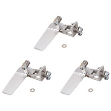3PC RC Boat Aluminium Alloy Water Absorbing Rudder 52mm Steering Rudder for Remote Control RC Boats CNC Parts