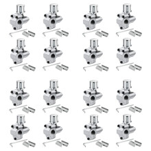 16 Pack BPV-31 Piercing Valve  Tap Valve Kits for Air Conditioners HVAC 1/4 Inch,5/16 Inch,3/8 Inch Tubing