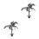 2Pièces Figurines Métal Noir Durable Pour Jeu De Société Course 8
