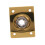 4X Square Style Jack Plate Gitarr Bas Jack 1/4 Output Input Jack Sockel för Elektriska Gitarrdelar och Tillbehör Guld 3