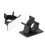 80Pcs Black Adjustable Plastic Cable Clamps Self Adhesive Car Cable Clips Wire Organizer 4