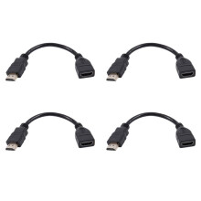 4X -Compatible Male to Female Extender Cable Short and Convenient for Chrome Cast, Connection to Tv