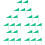 25Pièces Drapeaux De Marquage Vert Pour Terrain De Lancer Poids 7