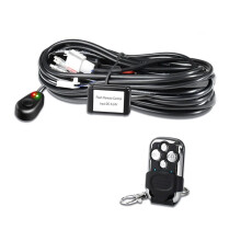 Kit Cablaggio Barra Luminosa A LED 2 Cavi 18 AWG Cablaggio LED Universale Relè Interruttore  & Off Cablaggio