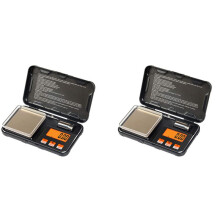 2X -Digitalwaage Hochwertige Wiegewerkzeuge für Die Waage mit Grammwaage und Taschengröße 200G x 0,01G