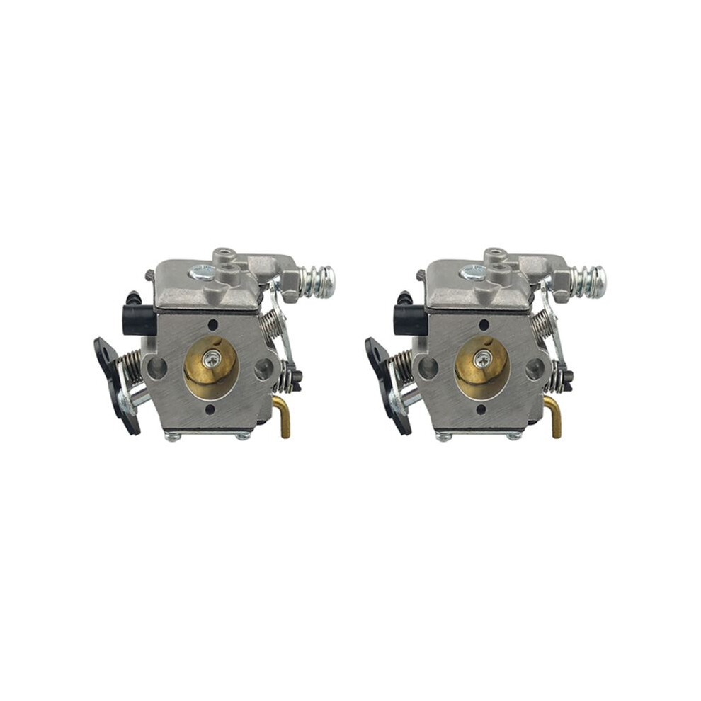 2X Chainsaw Carburetor For 3800 38Cc Walbro Chain Saw Carbs Replacement Parts Silver 4713192571918