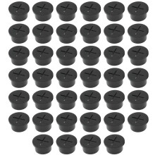 Gummistopfen, Schwarze, Weiche Silikon-Drahtlochabdeckung, Staubstopfen, Dichtungsring, ÖFfnung 25 Mm, Desktop-Lochabdeckung