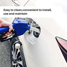 2 StüCk 3/4-Zoll NPT Automatische DEF/AdBlue-DüSe Aus Edelstahl mit Drehbarer DEF-Transferpumpe, Auto-Kraftstoffpistole