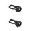 2Pièces Muserolle Nylon Ajustable Anti-Morsure 9