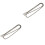 2Pcs Silver Metal Shoulder Bag Chain Versatile Cross Body Strap 3