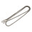 2Pcs Silver Metal Shoulder Bag Chain Versatile Cross Body Strap 1