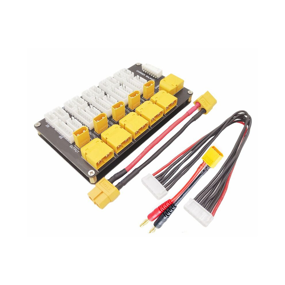 Lithium Battery Charging Board Parallel Xt30 Xt60 Plug 2Â6S Lithium Batteries For B6 Charger Electronic Components 6031550411347