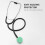 10Pcs Green Silicone Diaphragm Covers Stethoscope Bell Protectors 9