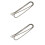 2Pcs Silver Metal Shoulder Bag Chain Versatile Cross Body Strap 5