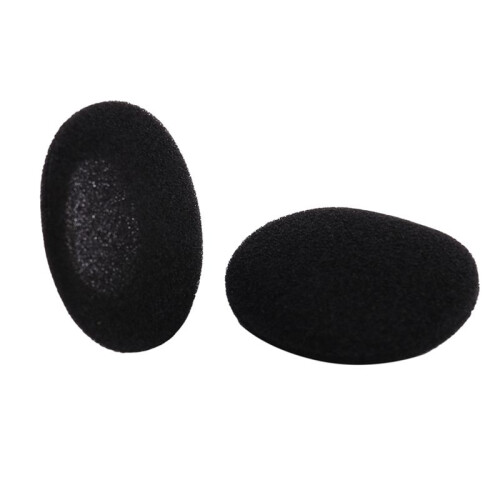 50 Esponja Suave Protector de Oreja Negro para Auriculares 5cm 1