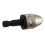 4X Silver+Black 6mm Keyless Drill Bit Chuck Quick Change Adapter Converter Hex Shank 4