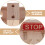 4Ensembles Buffers De Rail Bois Beige Pour Jeux De Train Jouets 5