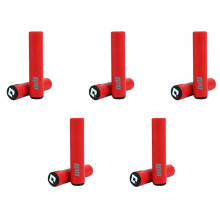 10X ODI MTB Fahrradgriff Silikon Lenkergriffe Stoßdämpfendes Weiches Mountainbike Griff Fahrradzubehör Rot