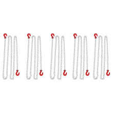 5X 1:10 RC Crawler Accessories Tow Chain with Trailer Hook for Axial SCX10 90046 CC01 RC4WD D90 D110 TF2