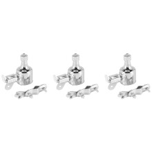 3X Ny Cykelljusgenerator 12V 6W Dynamo Motoriserat Friktionshuvud Bakljussats