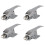 4X Stainless Steel Spring Loaded Walk in Freezer Cooler Door Handle 1