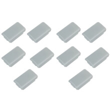10X Sostituzione Vano Porta Batteria Bianca per  Minisoft 360 Wireless Controller di Gioco Gamepad