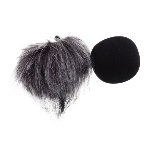 6Pcs Reusable Microphone Wind Screens Furry Sponge Covers for Home Use