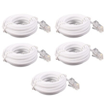 10X Cavo di Prolunga Internet per Telefono Modulare da RJ11 6P4C A RJ45 8P4C da 3 Metri