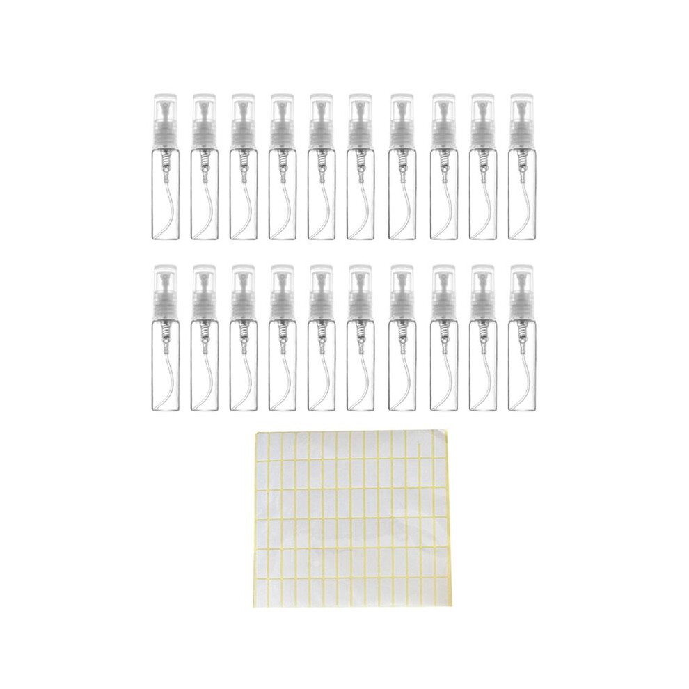 50Pcs 5ML Spray Bottle Small Cosmetic Packing Atomizer Perfume Bottles Atomizing Spray Liquid Container for Travel