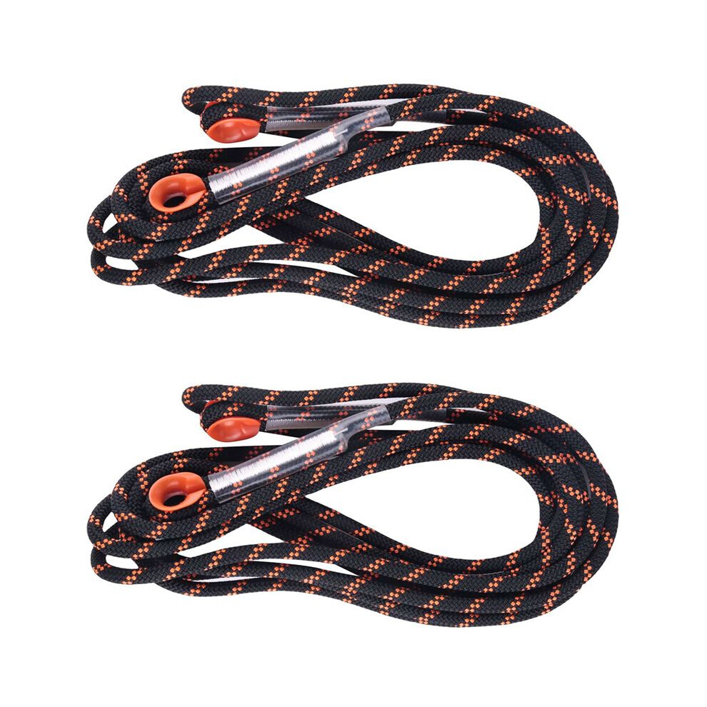 2Pcs 5M 8 Mm Thickness Tree Rock Climbing Cord Outdoor Hiking Rope High Strength Safety Sling Cord Rappelling Rope 6031203036897
