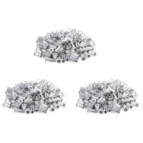 M5 Aluminium Threaded Rivnuts Flat  Rivet Nuts Nutserts 300Pcs