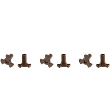 3X Microwave Turntable Coupler,Microwave Oven Roller Guide Support, Microwave Oven Rotary Core Coupling Parts