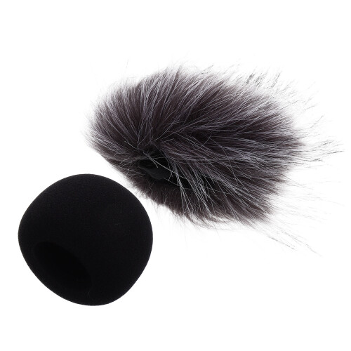 6Pcs Reusable Microphone Wind Screens Furry Sponge Covers for Home Use 1