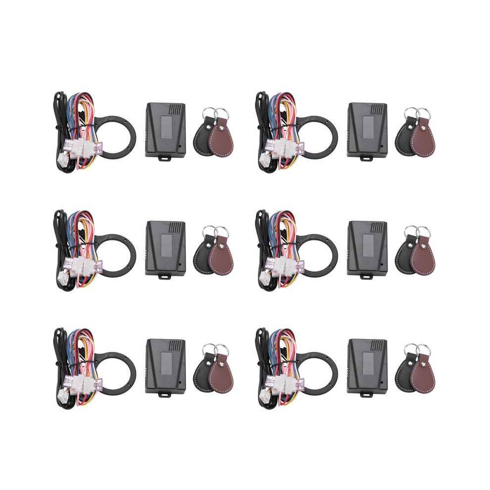 6X Car Engine Push Start Stop Button Rfid Lock Ignition Keyless Entry System Auto Start Stop Immobilizer Starline 4713767908682