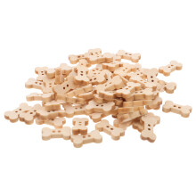 600Pz Piccoli in Legno A Forma Osso Per E Cucito