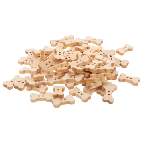 600Pz Piccoli in Legno A Forma Osso Per E Cucito