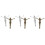 6Pz Charm Croce Religiosa in Argento Per Collane Bracciali Uomo 7