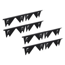 4 STUKS RVS Kachel Gaps Covers Kachel Gaps Filler Bereik Trim Kit Kachel Gaps Guards Heat Gemakkelijk Schoon Te Maken 27,5 Inch