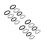 16Pz Non Piercing Clip Comodi Per Uomo 4