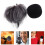 6Pcs Reusable Microphone Wind Screens Furry Sponge Covers for Home Use 10