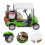2Pièces Miniature Golf Cart Alliage Pour Décor Vert 10
