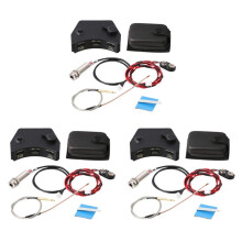 3X BELCAT Piezo Elektrisches Ton Abnehmer System mit Iris-2 Sound Hole Vor Verstärker Gitarren Pickup für Akustische Gitarre