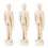 48Pz Figure in Legno Beige Per Schizzi Con Stabile 3