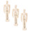48Pz Figure in Legno Beige Per Schizzi Con Stabile 7
