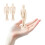 48Pz Figure in Legno Beige Per Schizzi Con Stabile 6