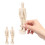 48Pz Figure in Legno Beige Per Schizzi Con Stabile 4